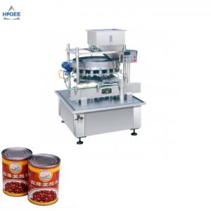 Quality 400CPH Canned red kidney beans filling and sealing machine soya bean canning machine for sale