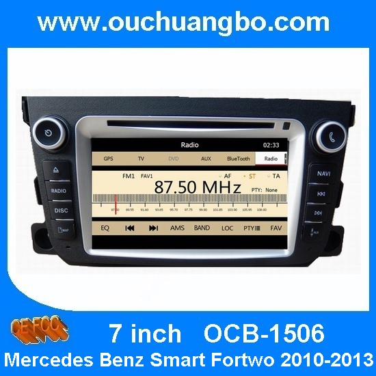 Quality Ouchuangbo Auto DVD System for Mercedes Benz Smart Fortwo 2010-2013 GPS Nav Multimedia Stereo USB iPod TVOCB-1506 for sale