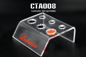 Quality Professional Transparent Acrylic Tattoo Ink Cup Holder For Holding 6 Cups for sale