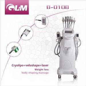 Quality 3 In 1 Cool Lipo Laser RF Slimming Machine Pain Free Vela Shape Non Invasive for sale