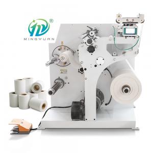 Quality Vertical Circular Knife Small Slitting And Rewinding Machine High Speed for sale