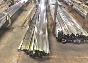 Quality SUS201 202 Stainless Steel Rectangular Pipe 0.3MM 1500MM Weld Multi Role for sale
