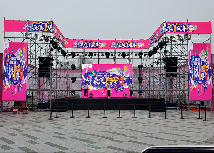 Quality P3mm Outdoor Rental LED Display , LED Screen Hire BMI Drive IC for sale
