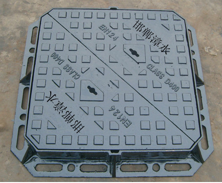 Quality two Triangle covers  ,ductile iron manhole cover for sale