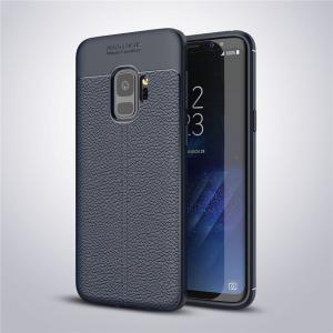 Quality New design Soft TPU mobile phone case For Samsung Galaxy S9 Litchi leather TPU case for sale