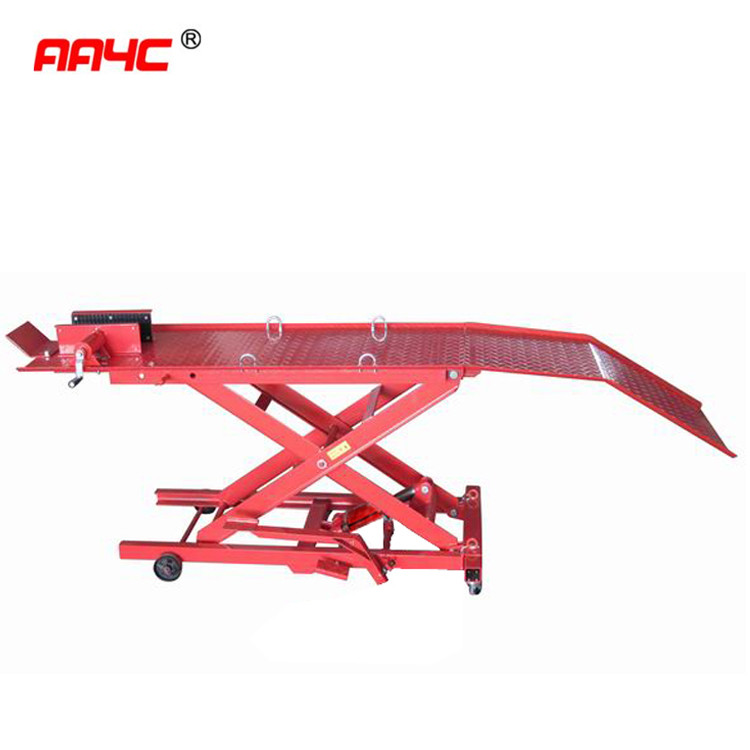 Quality 362.87kg 800LBS Scissor Vehicle Lift Motorcycle Lift Equipment for sale
