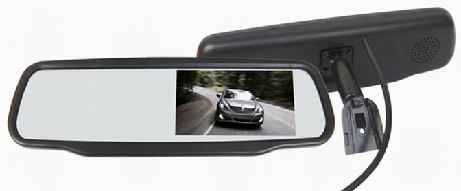 Quality Ouchuangbo 4.3" car rear view mirror monitor display China factory price for sale