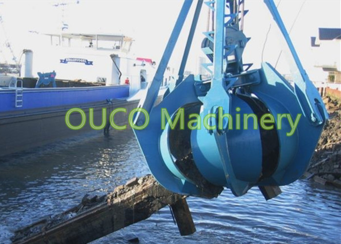 Quality Marine Orange Peel Bucket  Vessel Deck Under Water For Loading Cargoes for sale