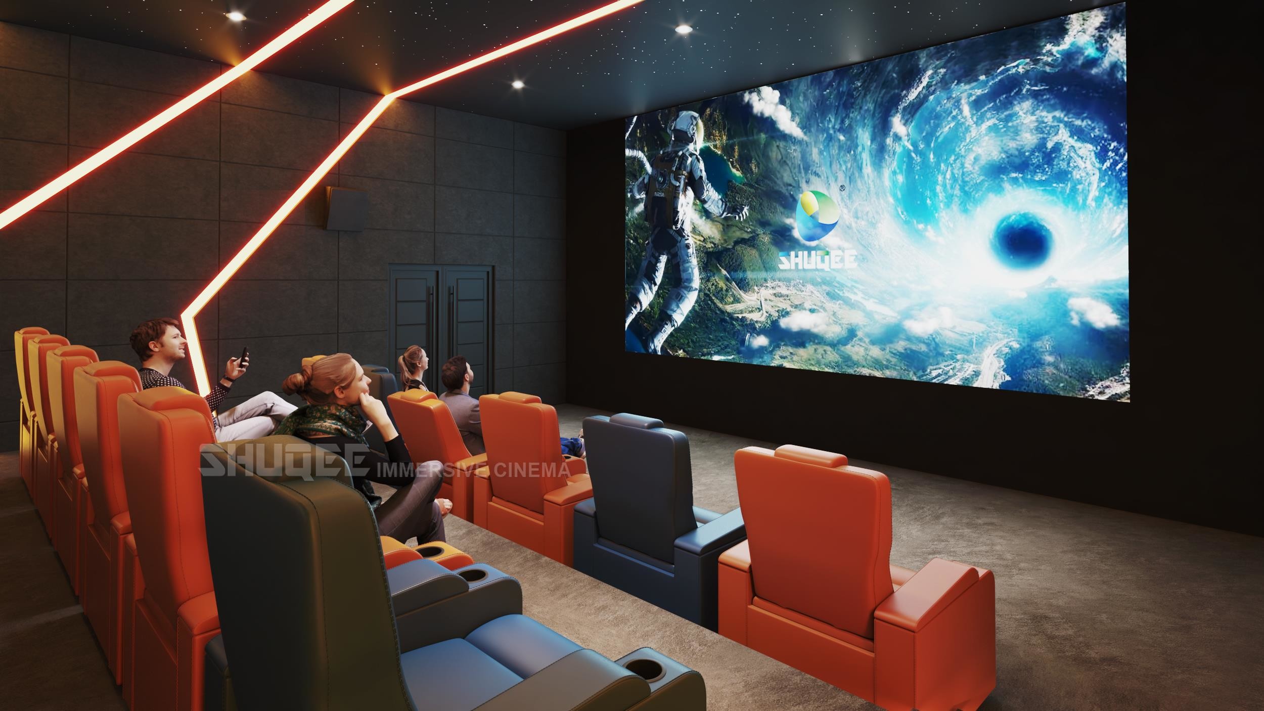Quality Home Cinema System Experience With Speaker , Projector And Screen System for sale