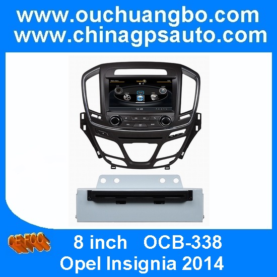 Quality Ouchuangbo S100 Platform for 8 inch HD Auto Radio Player Opel Insignia 2014 GPS Navi USB 1G CPU 3G Wifi for sale