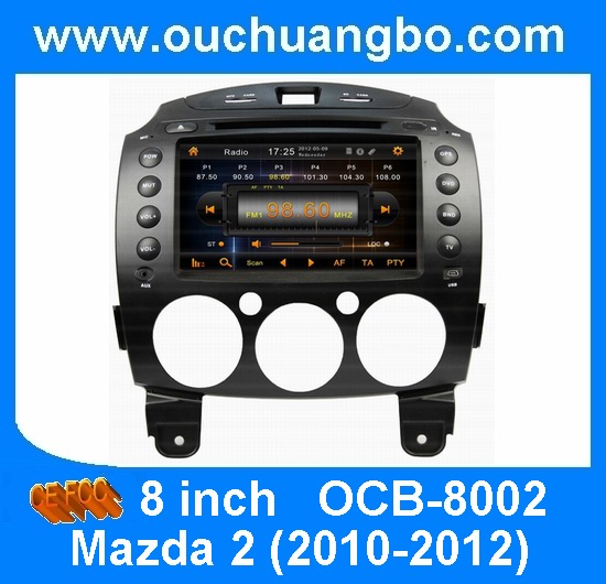 Quality Auto MP3 player for Mazda 2 2010-2012 with GPS navigation system Steering wheel control china factory price OCB-8002 for sale
