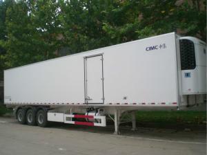 Quality 2 Or 3 Axle Refrigerated Cargo Trailer 35 Tons Capacity Customized Size for sale