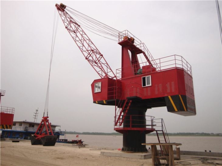 Quality 20 Tons 160kw Fixed Cargo Marine Crane Harbour for sale