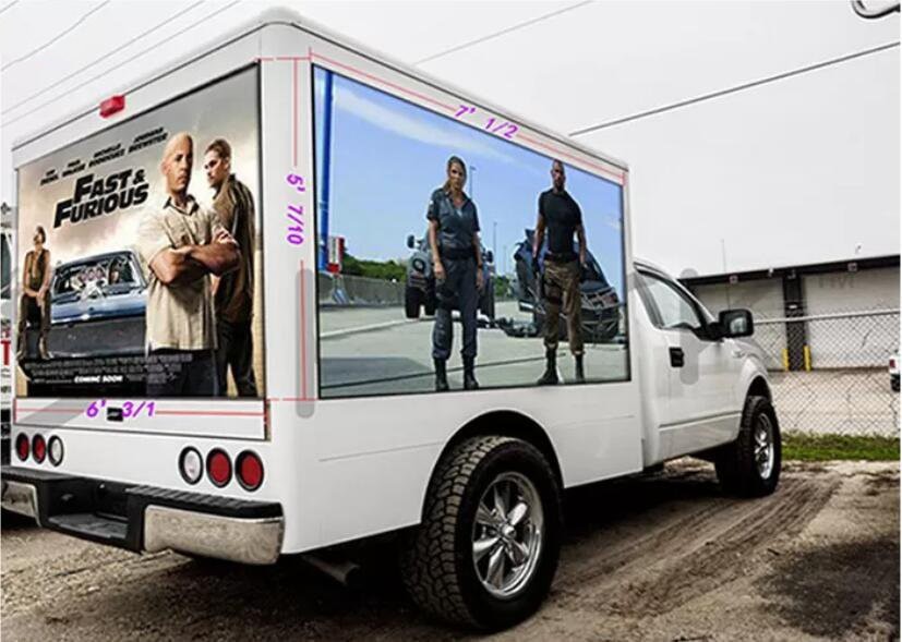 Quality P3.91 Mobile LED Billboard , Led Screen Truck Rental 250x250mm for sale