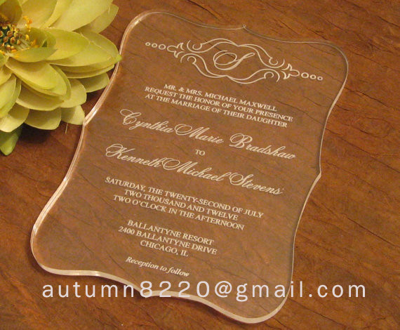 Quality wasteful wedding invitation card for sale