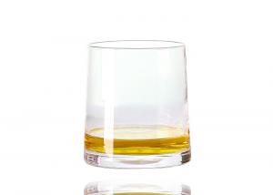 Quality Hand Blown 270ml 95mm Old Fashioned Crystal Whiskey Glasses Thin Wall, Crystal Whiskey Glasses for sale