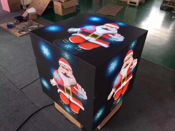 P3 RGB Cube LED Display With GOB Module Outdoor Digital LED Signs