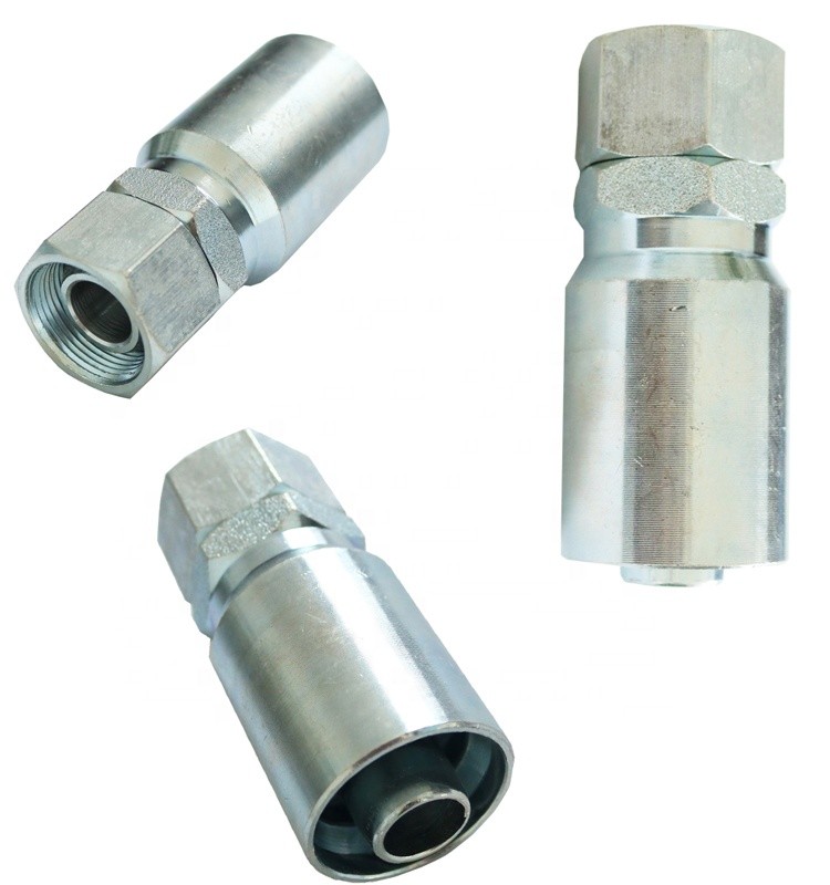 Quality China Supplier BSP 60 Cone Female Thread Nipple and Metric Ferrule Hydraulic Hose Fitting for sale