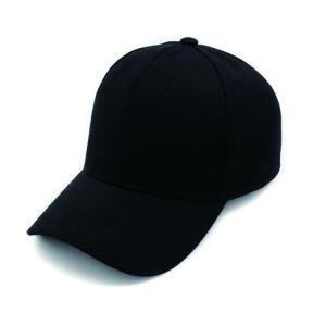 Quality Adjustable Plain Black Outdoor Baseball Caps , 6 Panel Mens Baseball Hats for sale
