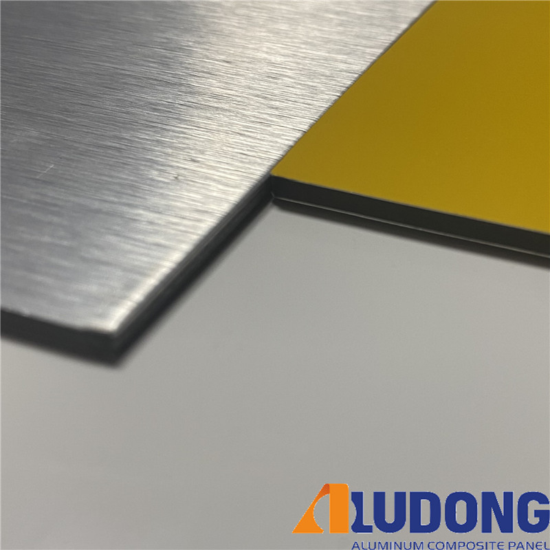 Quality Sparkling ACP Brushed Aluminum Composite Panel 1000mm Length for sale