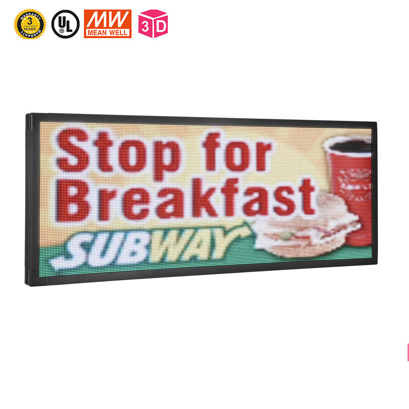 Quality IP20 Waterproof Programmable Scrolling LED Signs , 5mm LED Scrolling Message Sign for sale