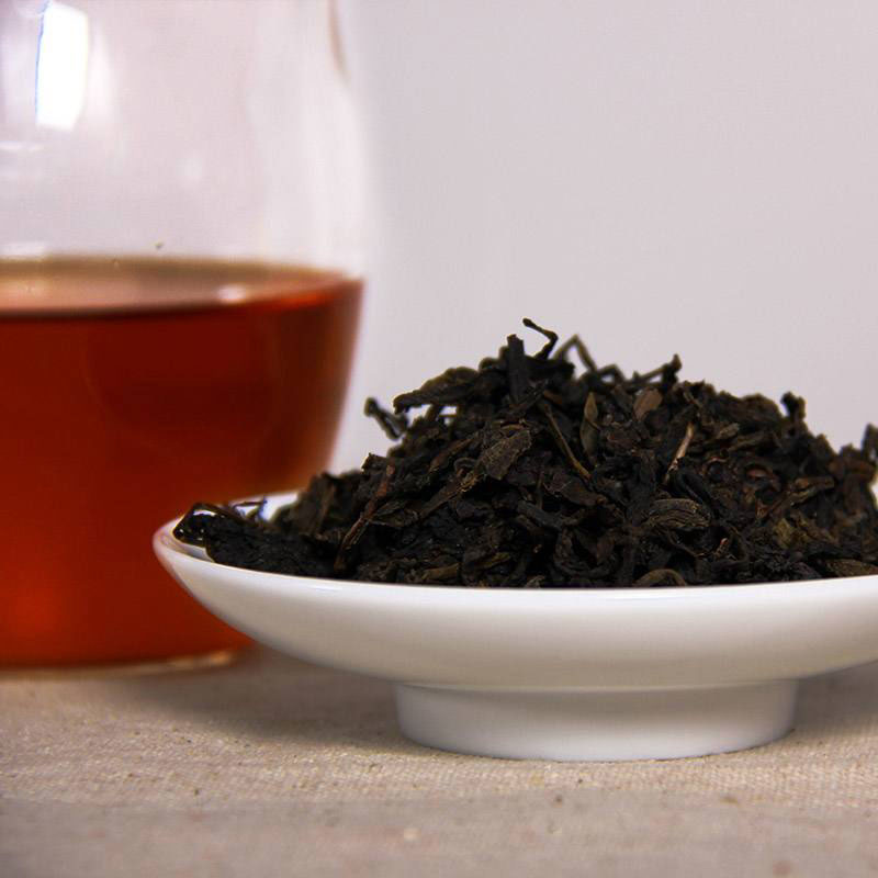 Quality Smooth taste Dark Chinese Tea With Proteins , Amino Acids , Sugars for sale