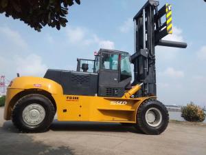 Quality 4000mm Mast Giant FD300 30 Ton Heavy Lift Forklift Truck Equipment for sale