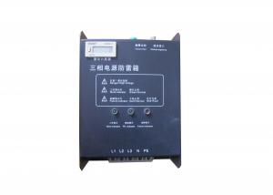 Quality Black Surge Protector Box , Lightning Protection Box For AC 380V Power Supply for sale