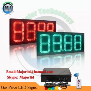 Quality Outdoor 8 inch 4 digits led digital number display for Gas Station for sale