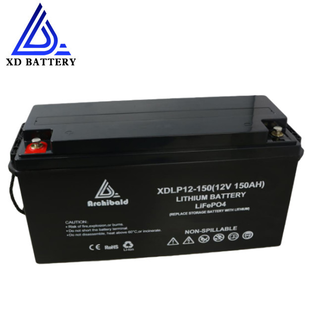Quality 12V 150AH Lifepo4 Lithium Marine Batteries For RVs Caravans for sale
