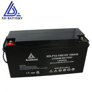 Quality Caravans 12v 150ah Lifepo4 Battery Pack IP65 MSDS Lithium Camper Van Battery for sale