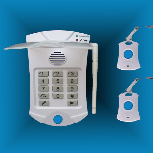 Quality Automatic Emergency telephone Autodial Help Elderly medical alarm systems with two buttons for sale