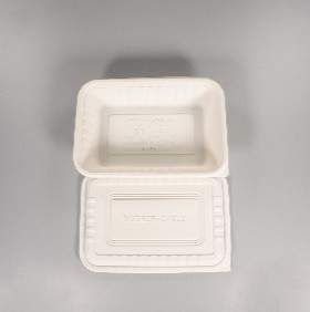 Quality Compostable 1000ml 34oz PLA Tableware with lid 230x160x48cm for sale