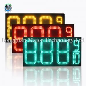 Quality 16inch Digit Outdoor WIFI Control Petrol LED Price Changer Gas Station Led Signs for sale