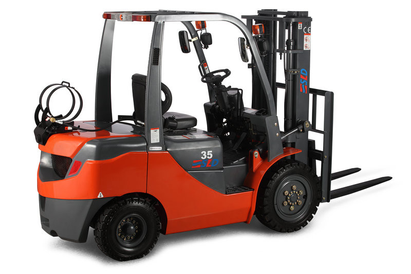 Quality Hydraulic 3.5 Ton FY35 Lp Gas Forklift Automatic Transmission for sale