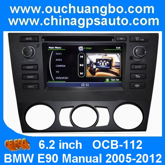 Quality Ouchuangbo S100 A8 Chipset Car DVD for BMW E90 Manual 2005-2012 Auto Radio 3G Wifi Navi Multimedia System OCB-112 for sale