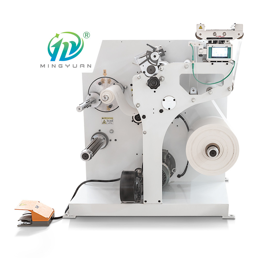 Quality Automatic Vertical Round Knife Roll Paper Small Slitting Rewinding Machine for sale