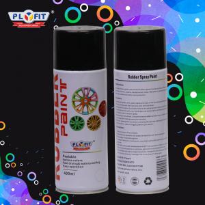 Quality PLYFIT 400ml Rubber Spray Paint Florescent Color fast drying For Car for sale