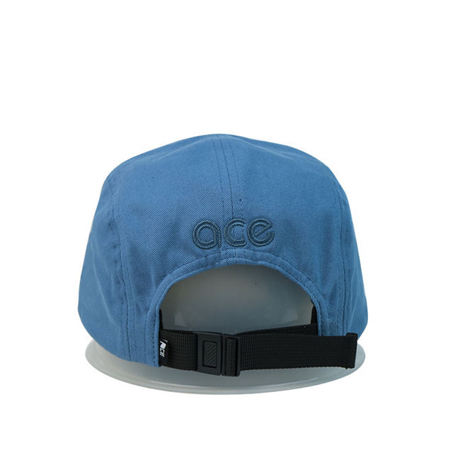 Quality Twill 5 Panel Camper Hat With Screen Printed Nylon Webbing for sale