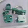 Buy cheap Green PP Twin double hole heavy series single hex bolt pipe clamps from wholesalers