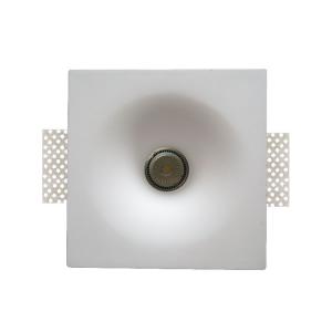 Quality IP20 GU10 Trimless Square Recessed Lighting With Round Curve for sale