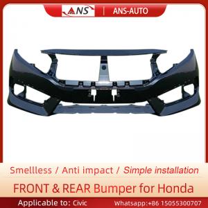 Quality Black Honda Civic Front Bumper Guard Steel ISO9001 Approved for sale
