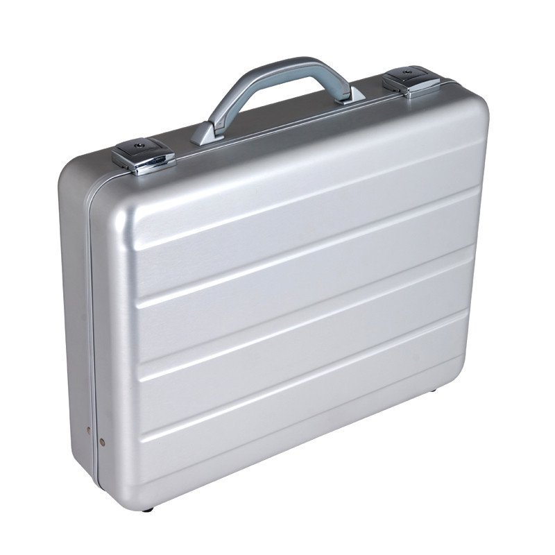 Quality Custom Silver Attache Case , Moistureproof Aluminium Laptop Briefcase for sale