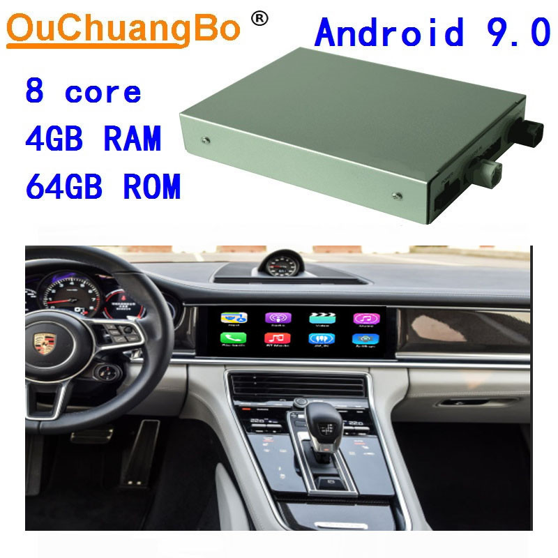 Quality Ouchuangbo upgrade original car screen to android 9.0 4GB RAM 64GB ROM for 12.3 inch screen Porsche Panamera 2017 for sale