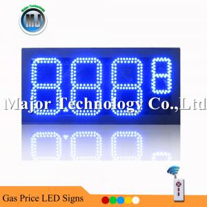Quality Blue Color 8.88 9 Outdoor Waterproof Remote Control Double Side LED Price Sign Board for sale