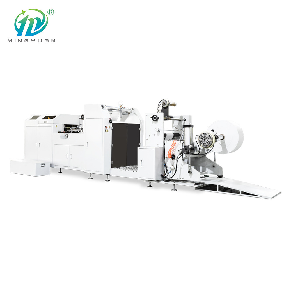 Quality Brown Craft Paper Packaging Bag Making Machine Disposal Paper Carry Bags Pouch Machine for sale