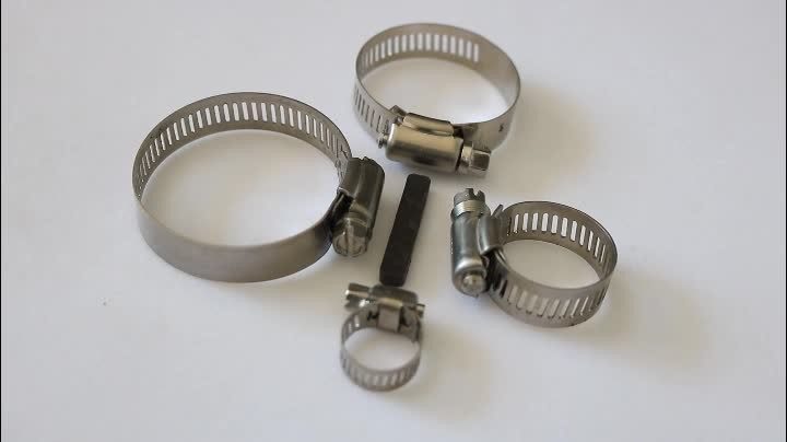 Quality American type Female Threaded Coupling hose clamps w1 w2 w4 w5 gear worm for sale
