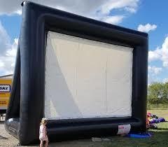 Quality Outdoor Theater Screen Inflatable Cinema Screen Portable Projection Screen for sale