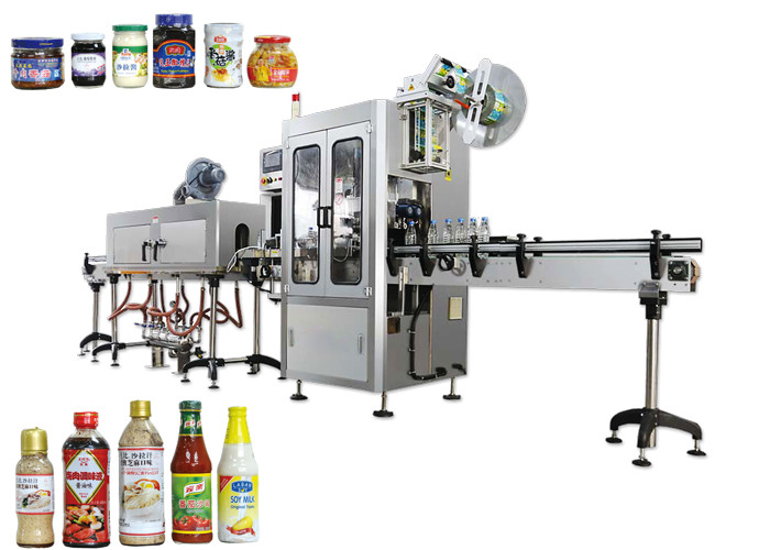 Quality Small Capacity Shrink Sleeve Labeling Machine , Sleeve Applicator Machine For Round Bottle for sale