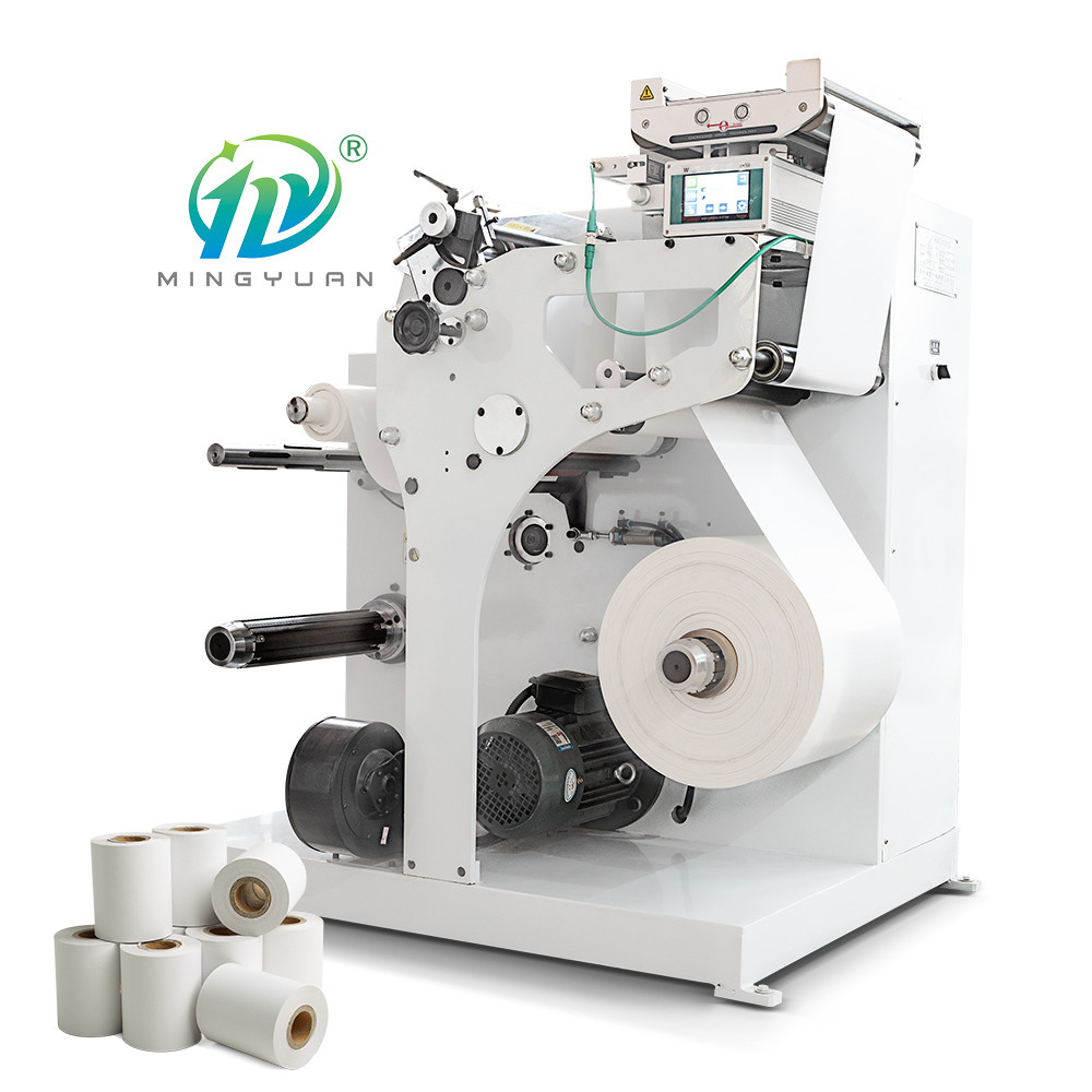 Quality Small Vertical 320mm Width Paper Roll Rewinding Slitter Machine Speed 200m/Min for sale
